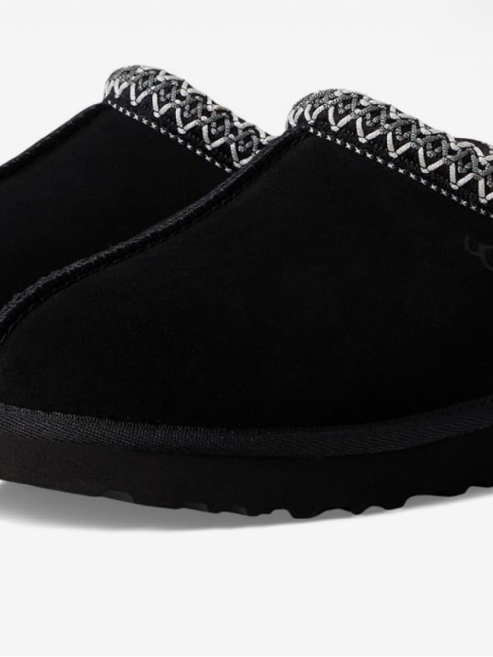 Ugg Tansman 2 boys sz 3 black slippers